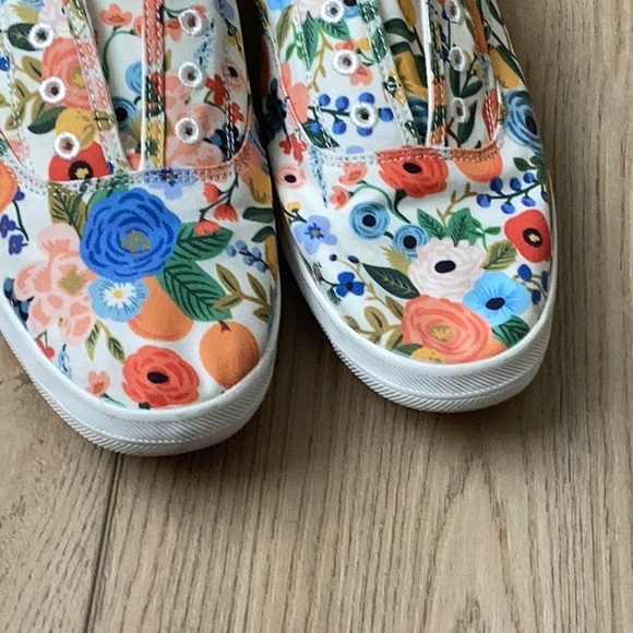 Keds x Rifle Paper Co. Chillax Citrus Garden Party Sneakers Size 10 - Picture 9 of 13